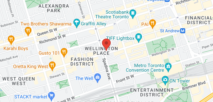 map of #312 -438 KING ST W